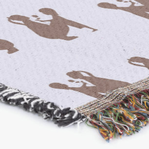 Braune Silhouette Decke