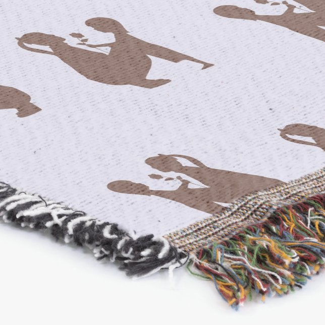 Braune Silhouette Decke (Ecke)