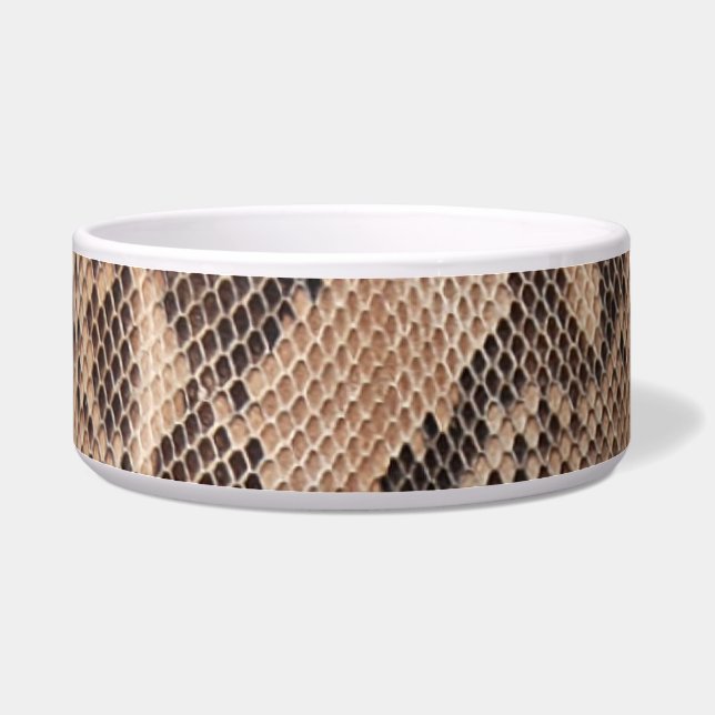 Braune Snakeskin Napf (Links)