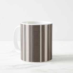 Braune Streifen Kaffeetasse