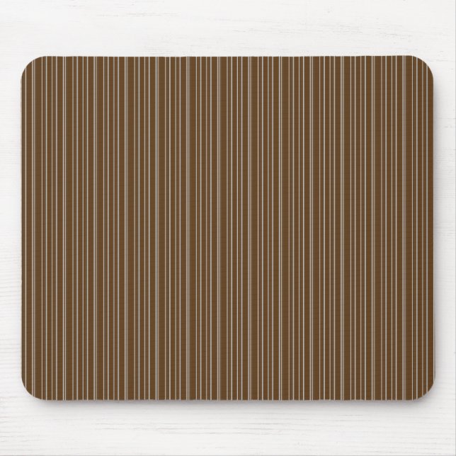Braune Streifen Mousepad (Vorne)