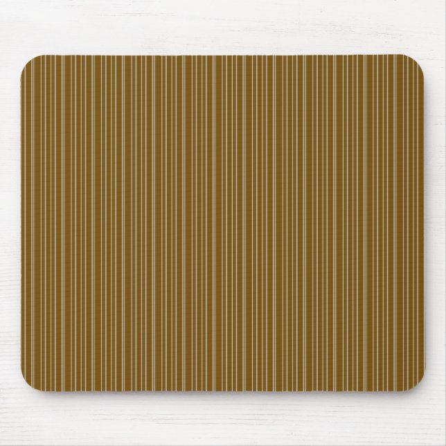 Braune Streifen Mousepad (Vorne)