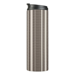 Braune Streifen Thermosbecher