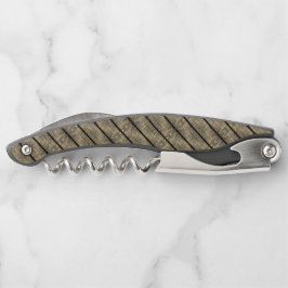 Braune Streifen und Trennstreifen, schwarz oder Sc Kellnermesser