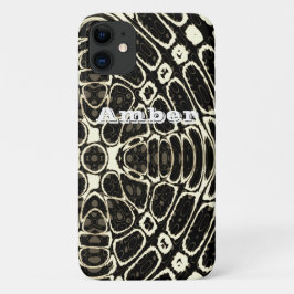 Braune Tan Reptile Scales Muster Personalisiert Case-Mate iPhone Hülle
