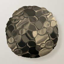 Braune Teile, Kreise und gerundete Formen