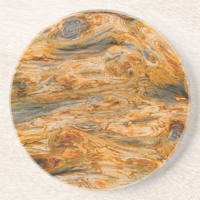 Braune Töne Naturbaum Barkmuster Textur Getränkeuntersetzer (Vorne)
