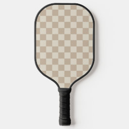 Braune und beige Karton Pickleball Schläger