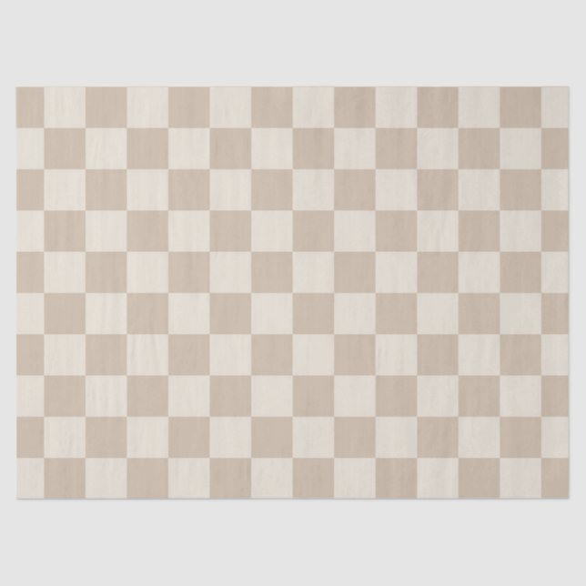 Braune und beige Karton Seidenpapier (Vorderseite)