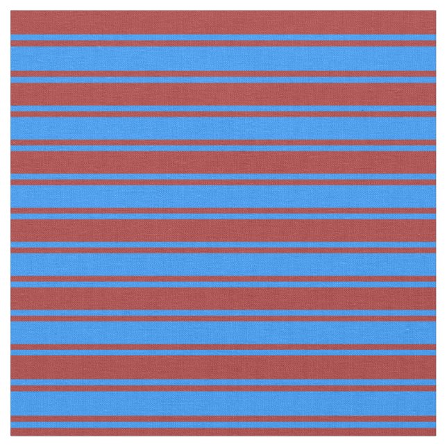 Braune und blaue Streifen Stoff (Nahaufnahme)