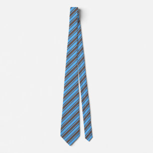 Braune und blaue Süßigkeiten Krawatte