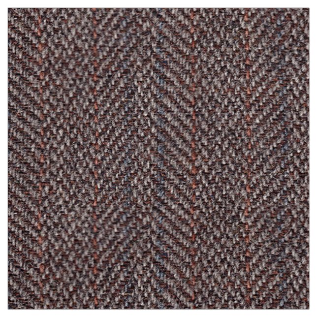 Braune und blaue Tweed-Bilder Stoff (Muster)