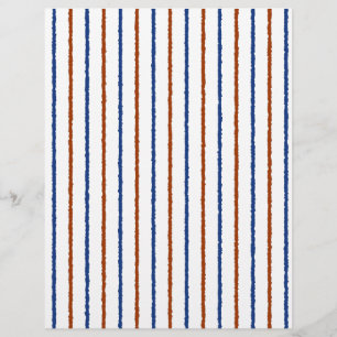 Braune und braune blaue Streifen mit ungefärbten L Flyer