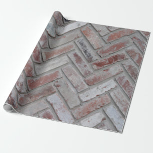 Braune und graue Betonmauer Geschenkpapier
