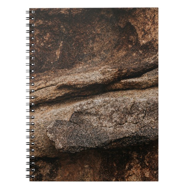 Braune und graue Felsformation Notizblock (Vorderseite)
