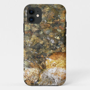 Braune und graue, natürliche Abstrakte Kies iPhone 11 Hülle