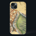 Braune und grüne Seashell Case-Mate iPhone Hülle<br><div class="desc">Wenn Sie heute nicht an den Strand kommen,  erhalten Sie dieses klassische Bild dieser einzigartigen,  grünen und braunen Muschel heute! Dieser Muschel am Ozean ist von warmem Sand in diesem Bild umrahmt und würde bei allen nautischen Produkten großartig sein.</div>