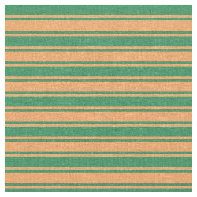 Braune und grüne Streifen/Linienmuster Stoff (Nahaufnahme)