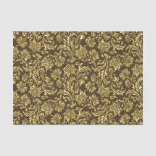 Braune und Imitate Metallgoldfässern Seidenpapier
