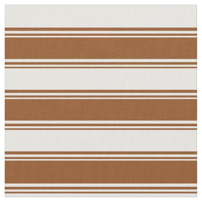 Braune und Minzcreme Stoff (Nahaufnahme)