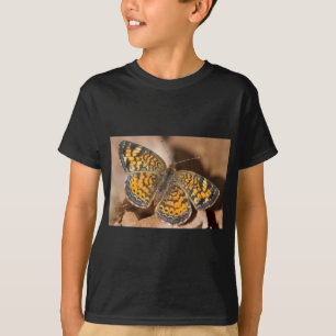 Braune und orange Mottenbekleidung und Geschenke T-Shirt