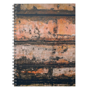 Braune und orangefarbene Tafel Notizblock