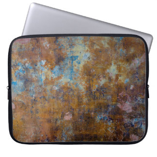 Braune und rosa Holzfläche Laptopschutzhülle