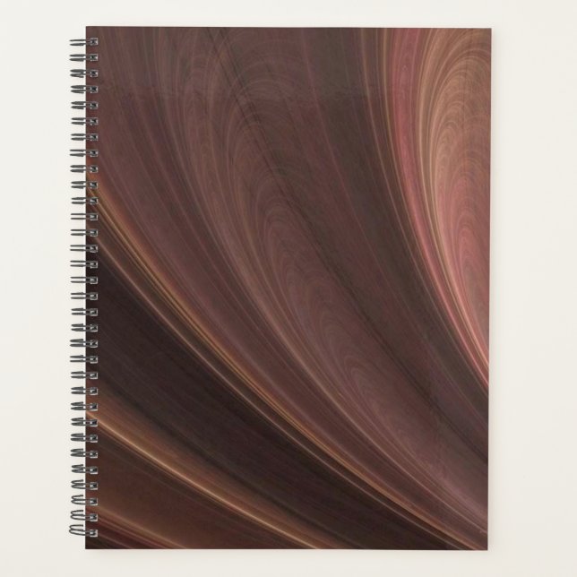 Braune und rosa weiche Sandwellen Planer (Vorderseite)