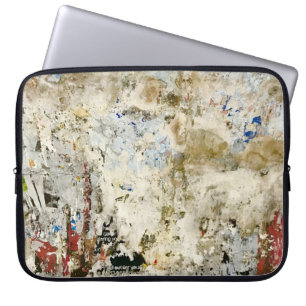 Braune und rote Tapete Laptopschutzhülle