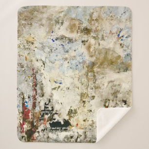 Braune und rote Tapete Sherpadecke