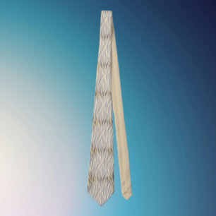 Braune und schwarze Zebrastreifen-Krawatte Krawatte