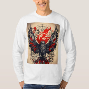 Braune und solide T - Shirt