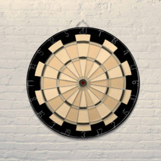 Braune und Tan Combo Stack Regulation Dart Board Dartscheibe