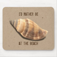 Braune und Tan Striped Conch Muschel
