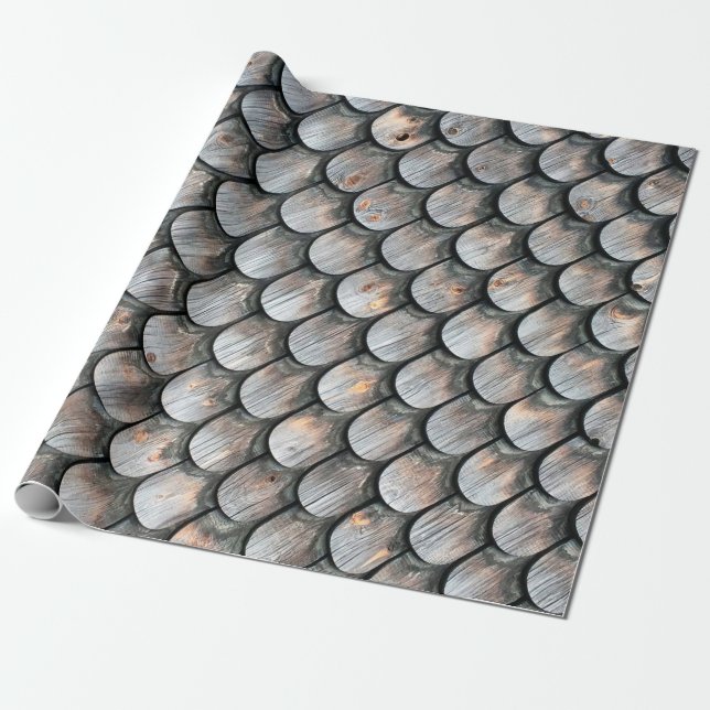 Braune und weiße Keramik Geschenkpapier (Ungerollt)