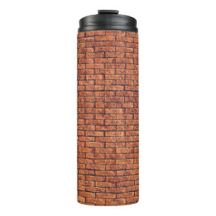 BRAUNE WANDVERKLEIDUNG THERMOSBECHER