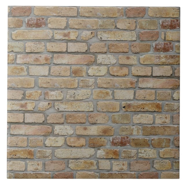 Braune Ziegelmauer - Neuartiges Design Fliese (Vorderseite)