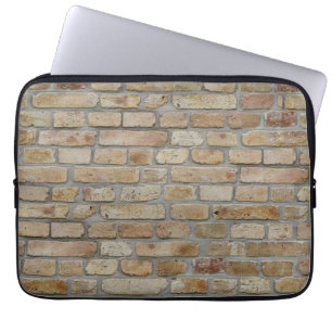 Braune Ziegelmauer - Neuartiges Design Laptopschutzhülle