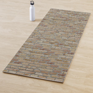Braune Ziegelwand Ein novelty-design Yogamatte
