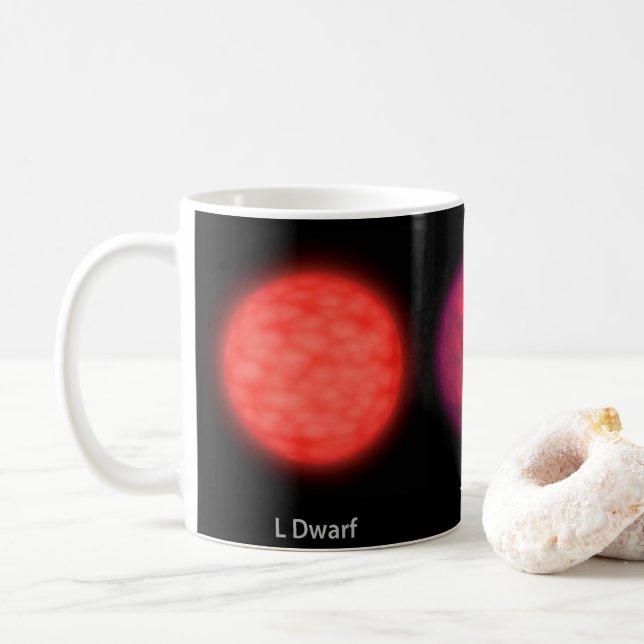 Braune Zwerge, wie sie von einem Interstellar-Reis Kaffeetasse (Mit Donut)