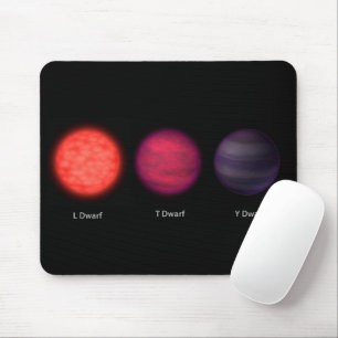 Braune Zwerge, wie sie von einem Interstellar-Reis Mousepad