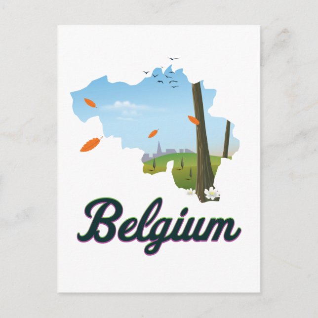 Brauneck Bayern, Deutschland Skiposter Postkarte (Vorderseite)
