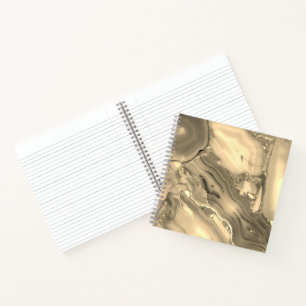Brauner Achat Notizbuch