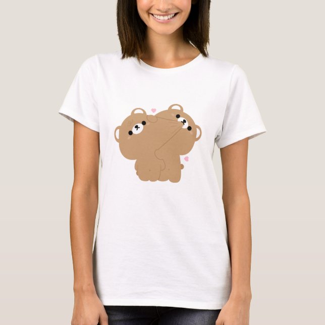 Brauner Bär T-Shirt (Vorderseite)
