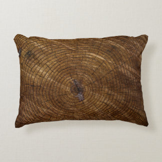 Brauner Baumstamm Dekokissen