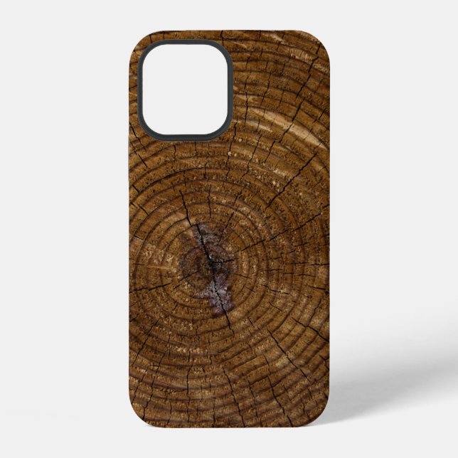 Brauner Baumstamm iPhone Hülle (Rückseite)