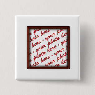 Brauner Bildrahmen für jeden Fall Button