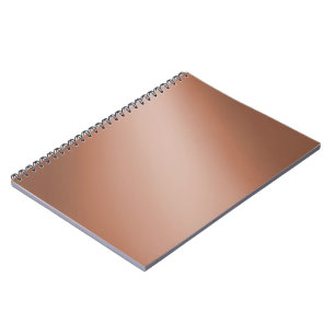 Brauner Caramel-Mondlicht-Ober-Effekt Notizblock
