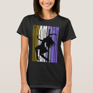 Brauner Champion des Tanzgeburtstagswettbewerbs Co T-Shirt