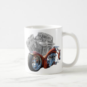 Brauner Chopper. Tasse